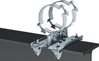 MP-PS Spojka fixpoint nosníka Spojky podpier na pripevnenie potrubných uložení MP-PS k oceľovým podpieram