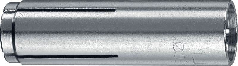Úderová kotva s vnútorným závitom HKD-D Ručne vsadzovaná úderová kotva s vnútorným závitom na upevňovanie strojov na jadrové vŕtanie a stenových píl do betónu (z uhlíkovej ocele)