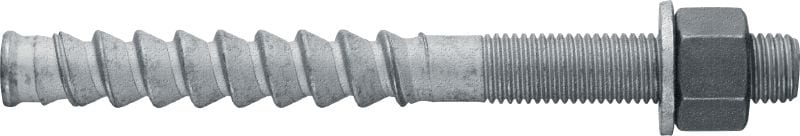 Kotevná skrutka HIT-Z-F Kotevná skrutka s jedinečným výkonom pre injektážne hybridné kotvy (viacvrstvové)