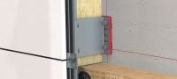 FOX VI L konzola Univerzálna stenová konzola pre montáž nosných konštrukcií fasády s ochranou pred dažďom Použitie 13